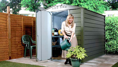 MK-600 Steel Galvanised Garden Shed