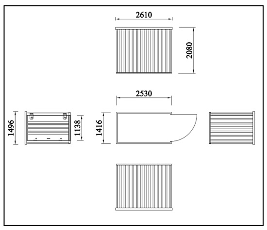 Motorcycle secure storage dimensions